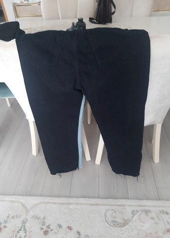 Kadın Mavi siyah Kot Pantolon - Görsel 5