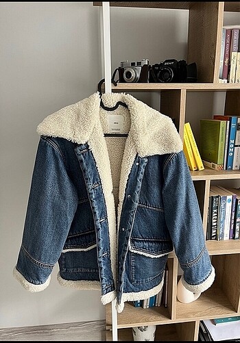 xs Beden mavi Renk Mango mont