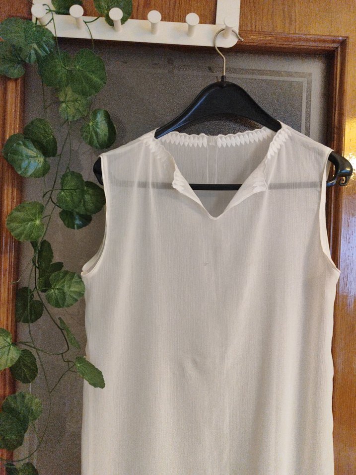 Beyaz plaj elbisesi - Görsel 4