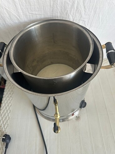 Beden gri Renk Benmari kazanı 13 litre+2kg soya mumu
