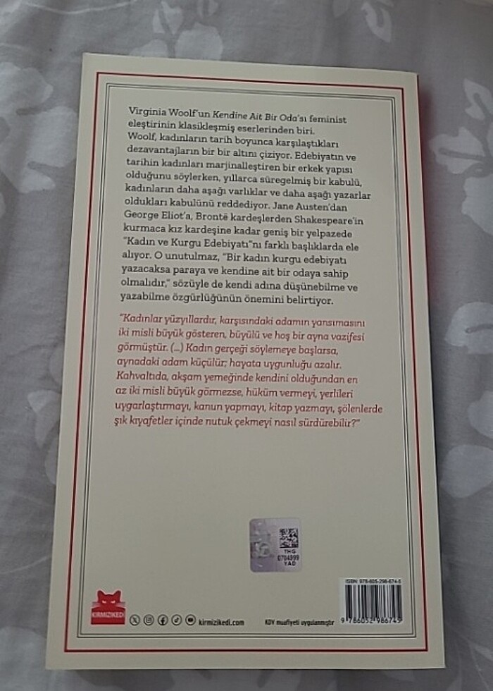 Kendine ait bir oda virginia woolf - Görsel 2