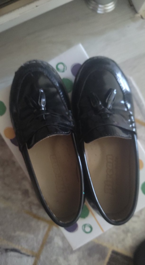 Siyah Püsküllü Erkek Çocuk kundura - Görsel 4