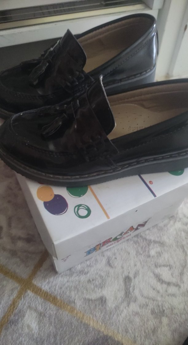 Siyah Püsküllü Erkek Çocuk kundura - Görsel 2