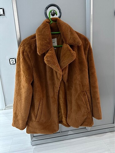 Koton Tarçın renk peluş mont
