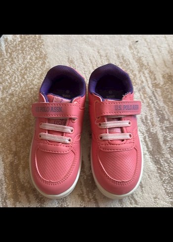 Kız Çocuk Pembe U.S. Polo Assn. Spor Ayakkabı