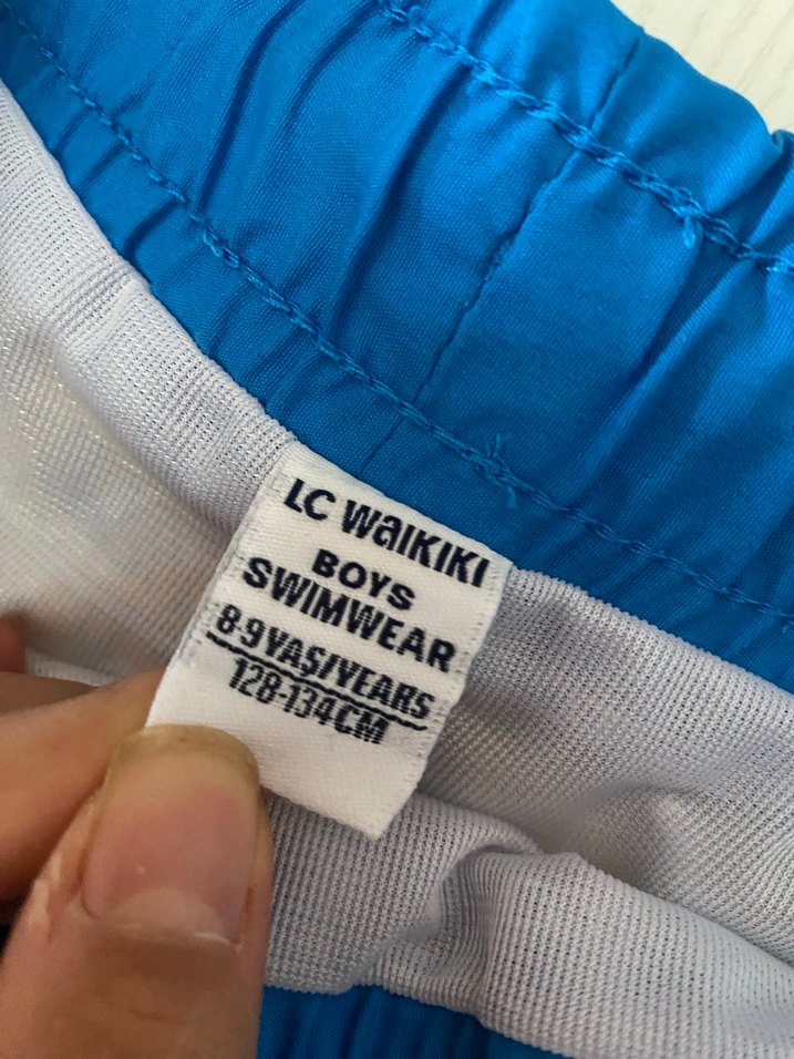 Çocuklar için renkli baskılı kısa kollu mayo şortu - Görsel 2