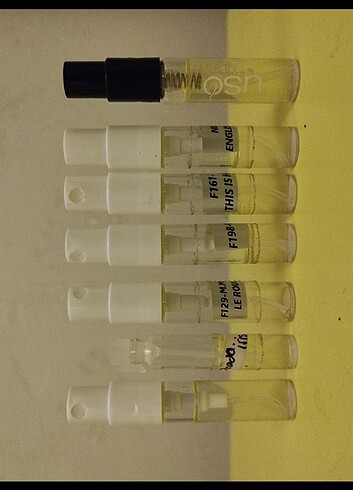 Lancome Muscent sample parfümler