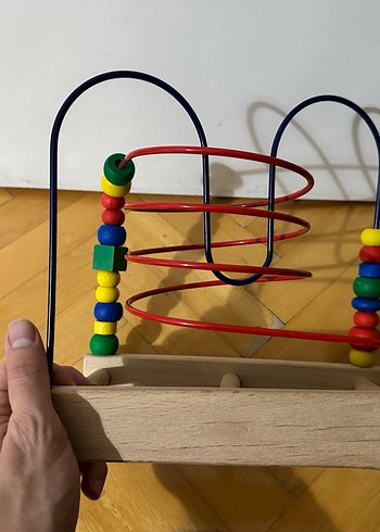 Renkli Ahşap Eğitici Oyuncak - Görsel 3