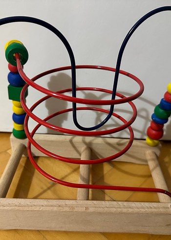 Renkli Ahşap Eğitici Oyuncak - Görsel 2