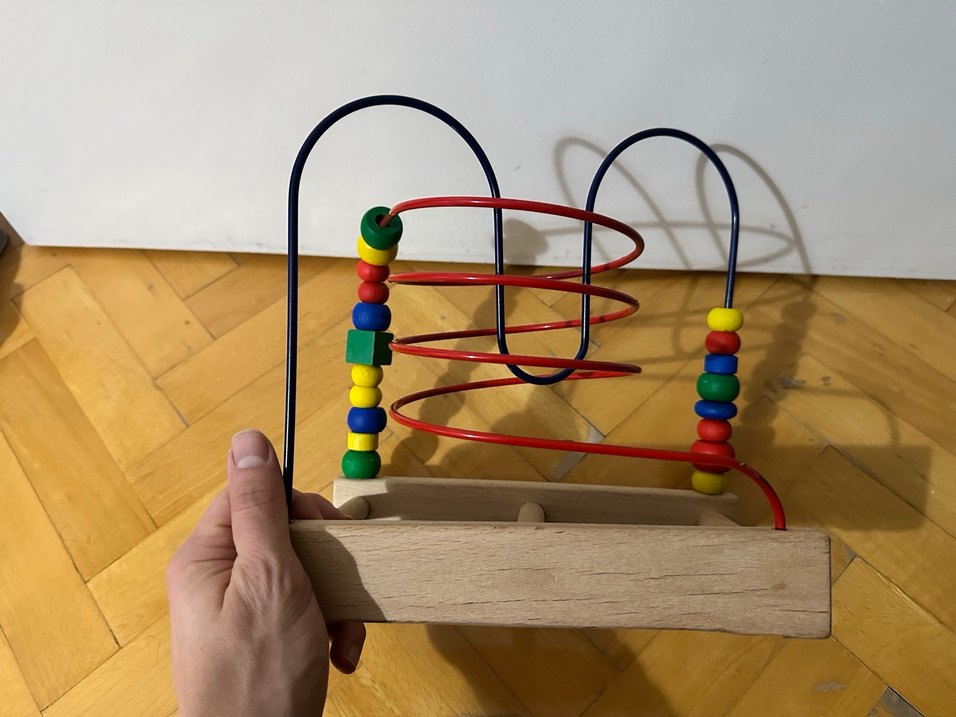 Renkli Ahşap Eğitici Oyuncak - Görsel 3