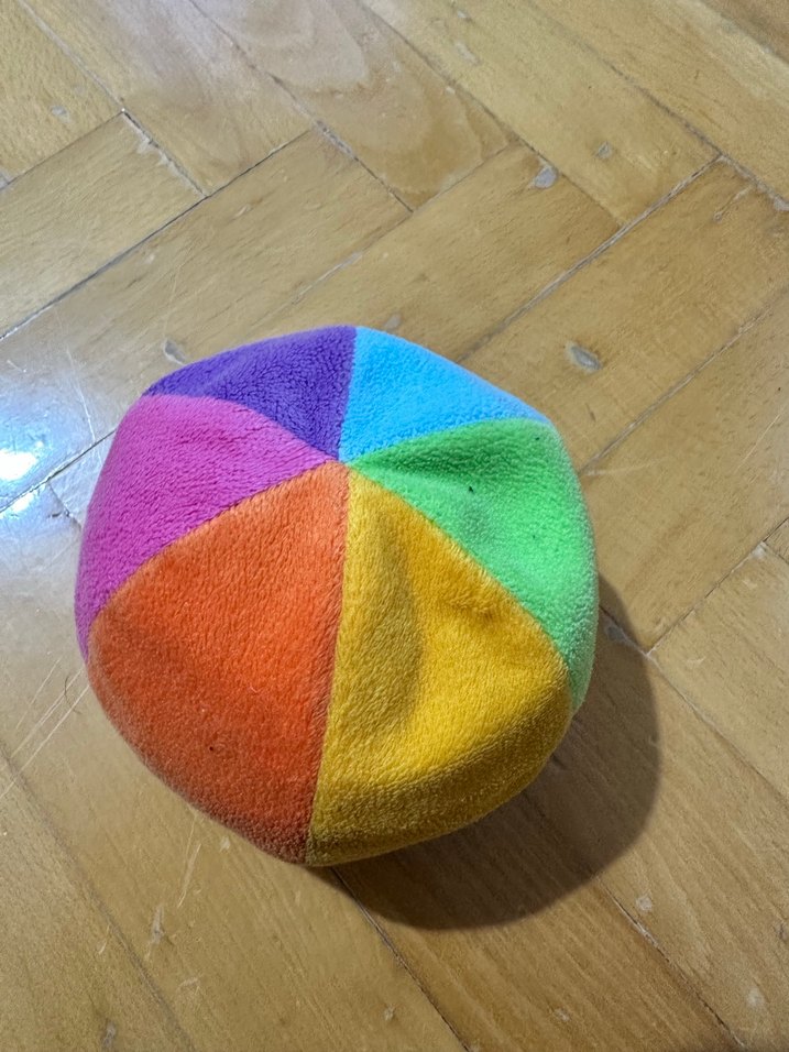 Renkli Diş Kaşıyıcı ve Yumuşak Top Oyuncak - Görsel 3