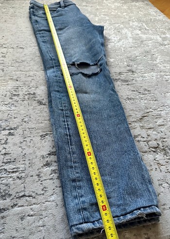 H&M Yırtık Detaylı Erkek Slim Fit Kot Pantolon - Görsel 6