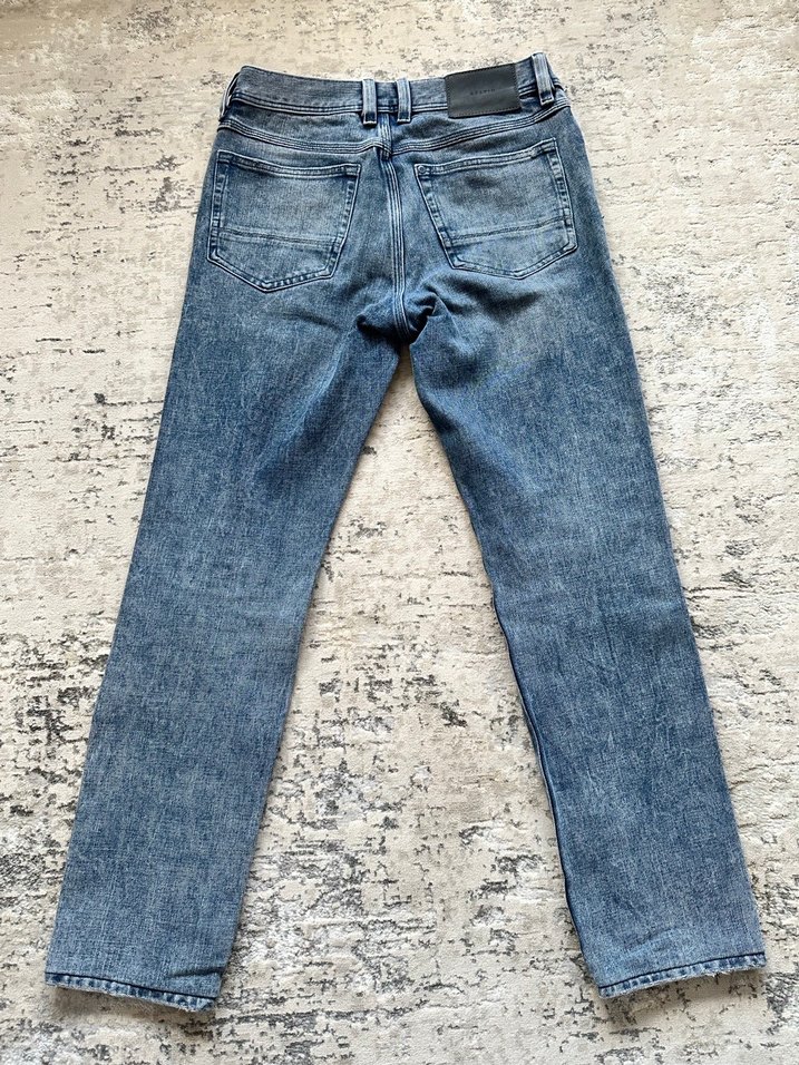 H&M Yırtık Detaylı Erkek Slim Fit Kot Pantolon - Görsel 4