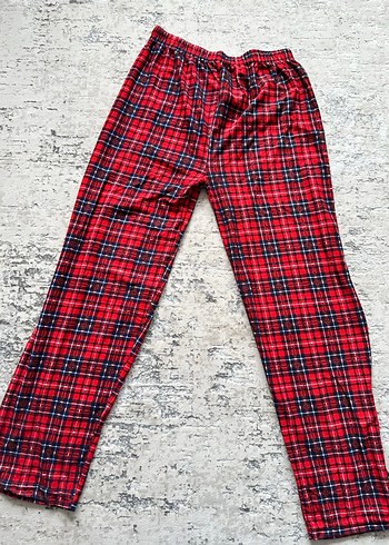 Kırmızı Ekose Pijama Altı  Rahat Kesim, Yumuşak Kumaş kadın - Görsel 2