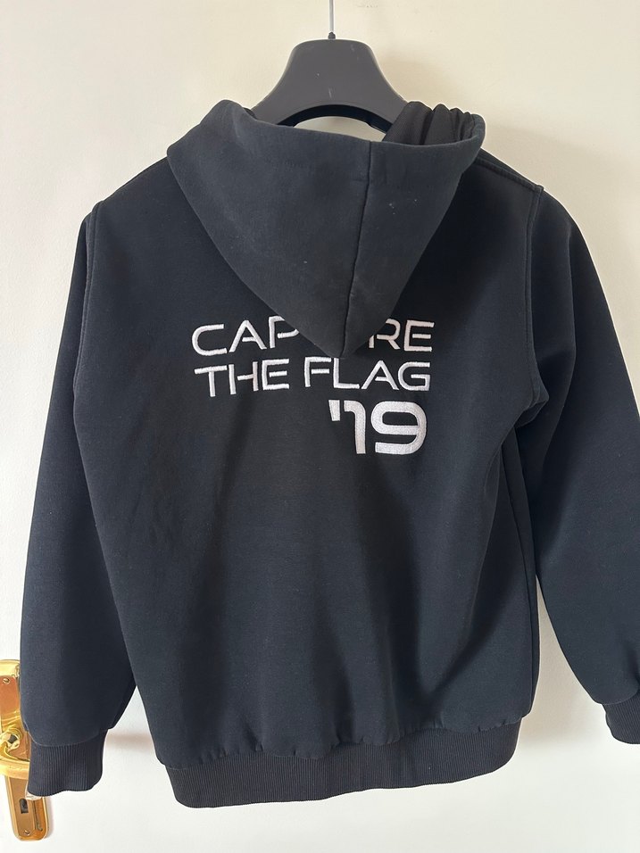 Kapüşonlu Fermuarlı Siyah Sweatshirt. STM Erkek Siyah Kapüşonlu - Görsel 3