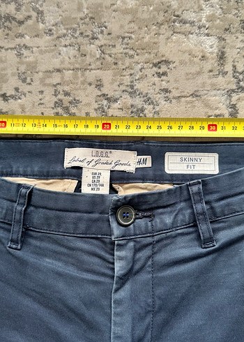 H&M Erkek Siyah Skinny Fit Pantolon - Görsel 4