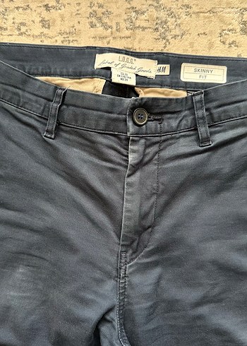 H&M Erkek Siyah Skinny Fit Pantolon - Görsel 2