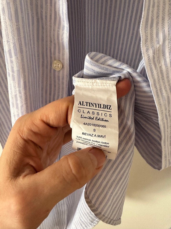 Altınyıldız Classics Slim Fit Çizgili Gömlek - Görsel 5