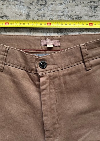 Koton Erkek Kahverengi Chino Pantolon - Görsel 4