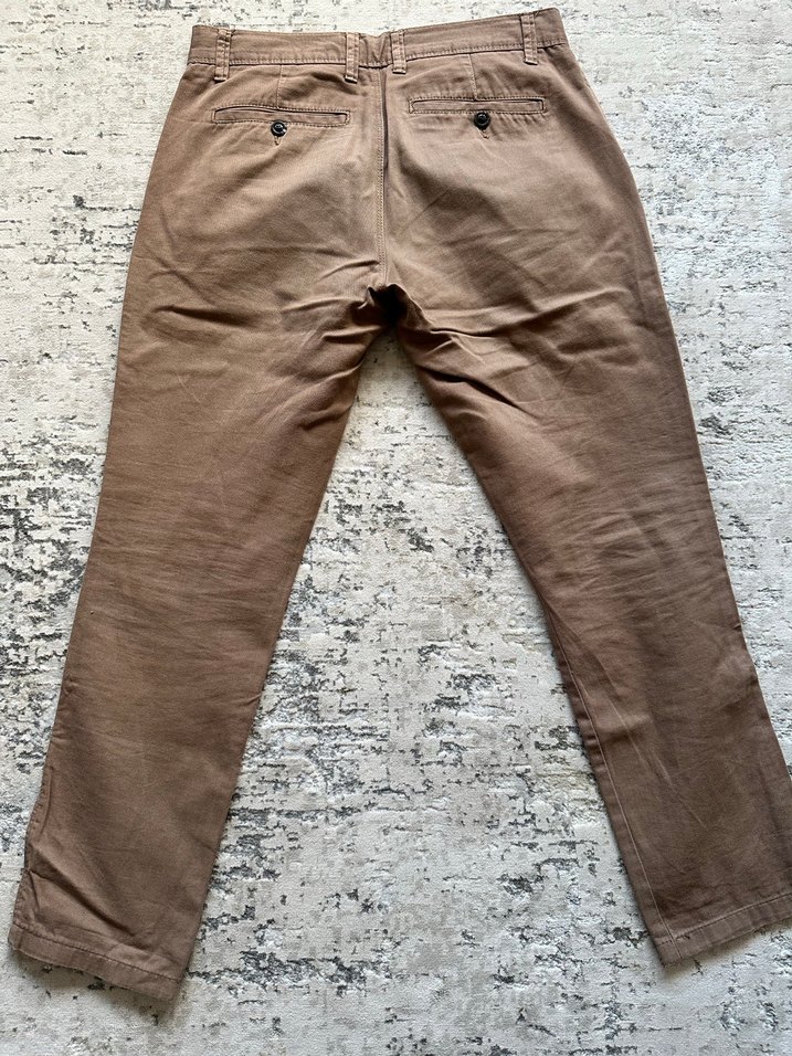 Koton Erkek Kahverengi Chino Pantolon - Görsel 3