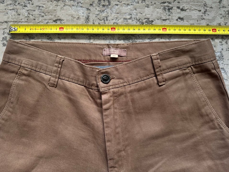 Koton Erkek Kahverengi Chino Pantolon - Görsel 4