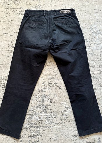 ZARA Erkek Siyah Chino Pantolon Slim Fit - Görsel 3