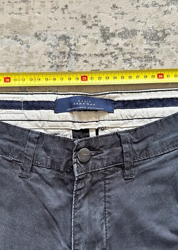 ZARA Erkek Siyah Chino Pantolon Slim Fit - Görsel 4