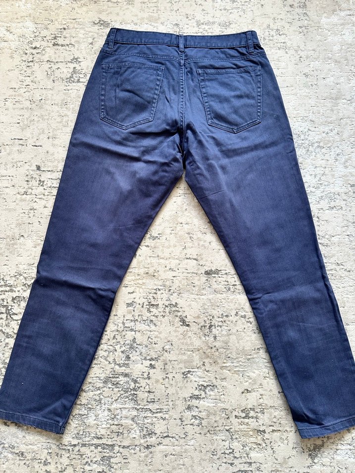 H&M Erkek Lacivert Skinny Fit Pantolon - Görsel 4