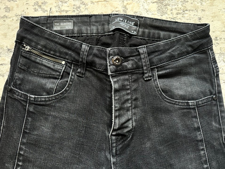 Gri Erkek Regular Fit Denim Jean - Görsel 2