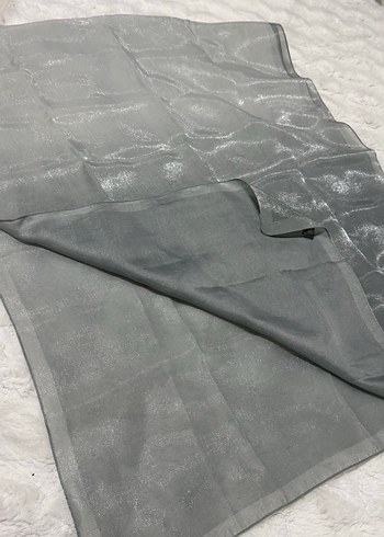 Gri Drapeli Kadın Şal - Görsel 3