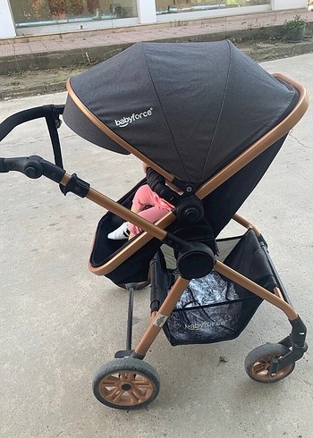 Babforce Siyah Bebek Arabası - Görsel 5