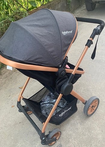 Babforce Siyah Bebek Arabası - Görsel 6