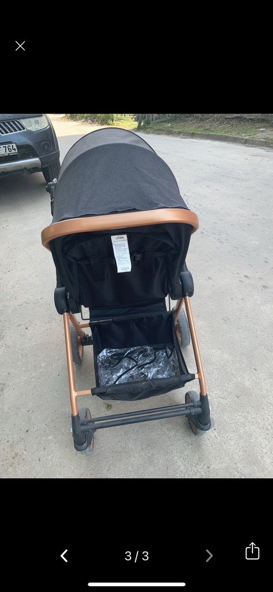 Babforce Siyah Bebek Arabası - Görsel 2