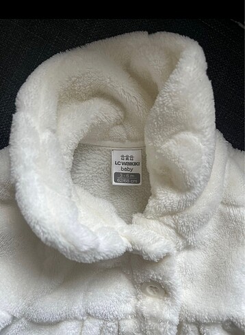 3-6 Ay Beden Peluş mont bebek