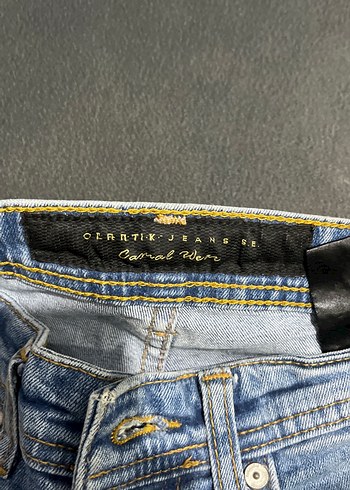 Mavi Rock Punk Baskılı Erkek Denim Pantolon - Görsel 3