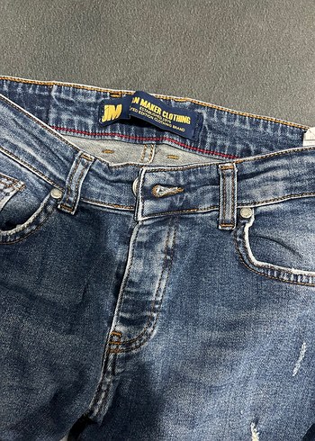 Erkek Mavi Denim Regular Fit Jean - Görsel 4