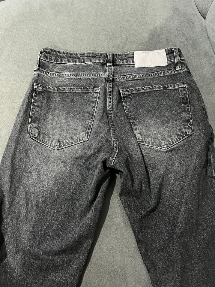 Gri Kadın jean Pantolon - Görsel 2