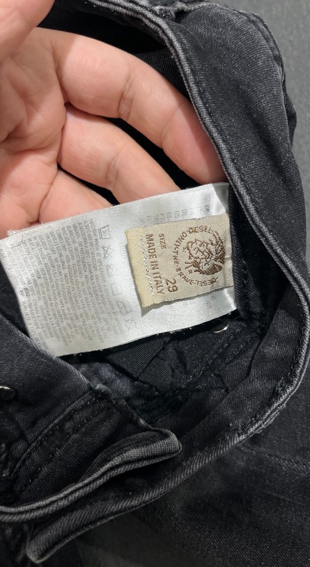 Diesel Siyah Erkek Kot Pantolon - Street Style - Görsel 3