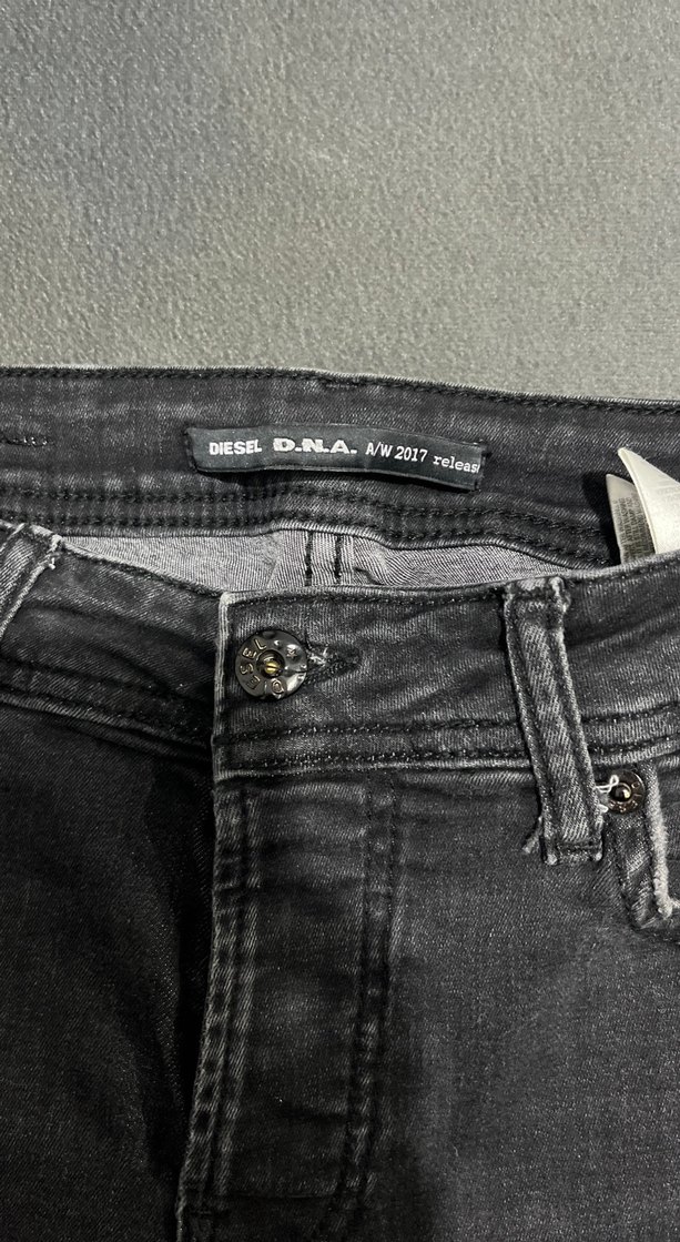 Diesel Siyah Erkek Kot Pantolon - Street Style - Görsel 2