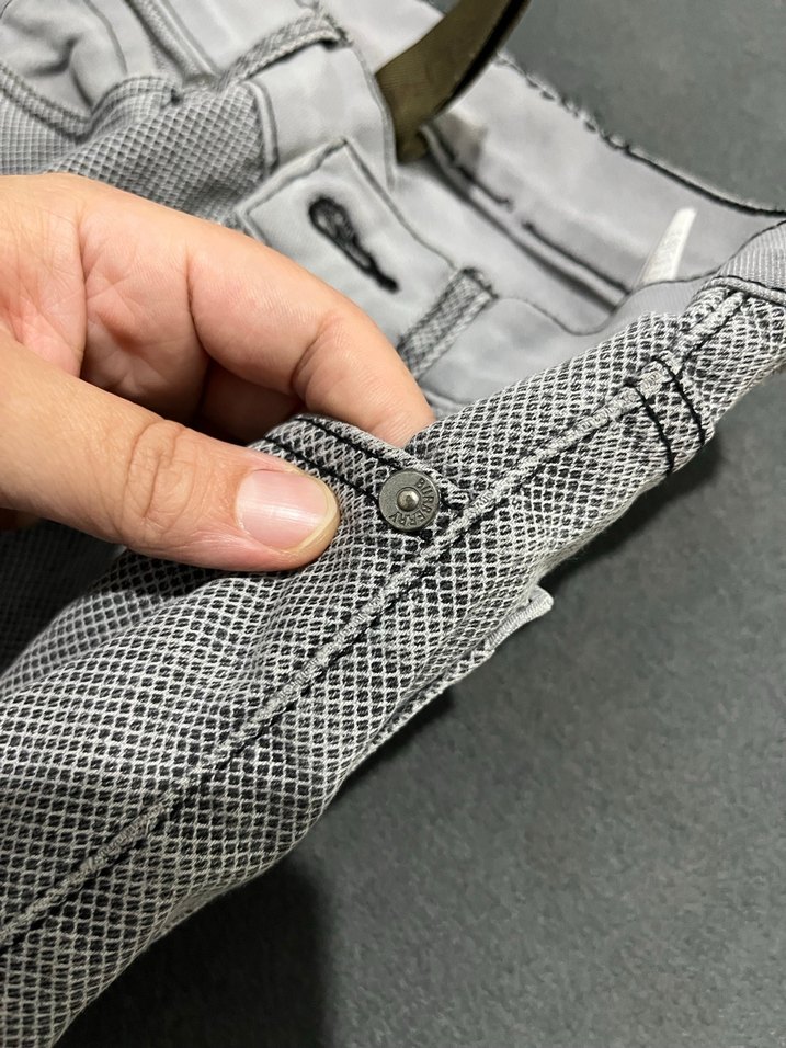 Burberry Gri Kemerli Erkek Denim Pantolon - Görsel 5