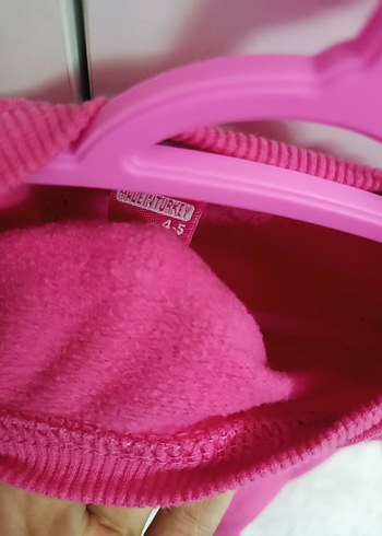 Kız Çocuk Pembe Unicorn Baskılı Sweatshirt - Görsel 4