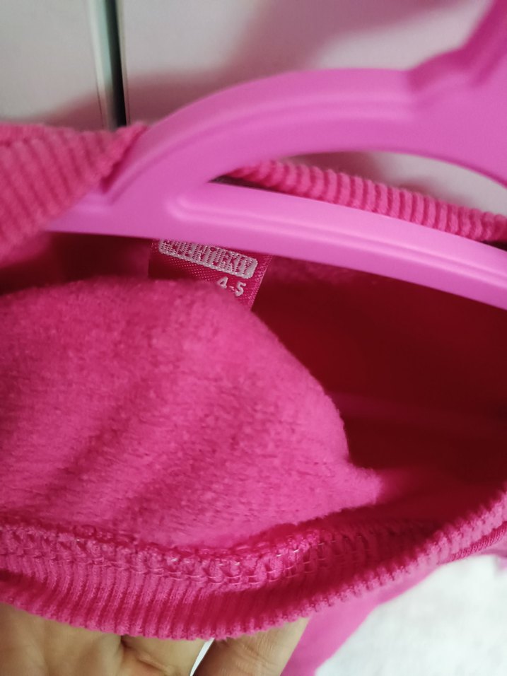 Kız Çocuk Pembe Unicorn Baskılı Sweatshirt - Görsel 4