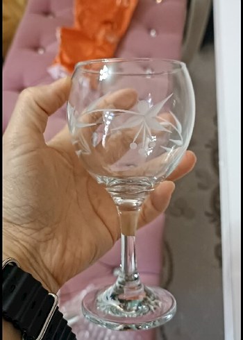 Paşabahçe Beyaz Desenli Cam Bardak ve Sürahi Seti
