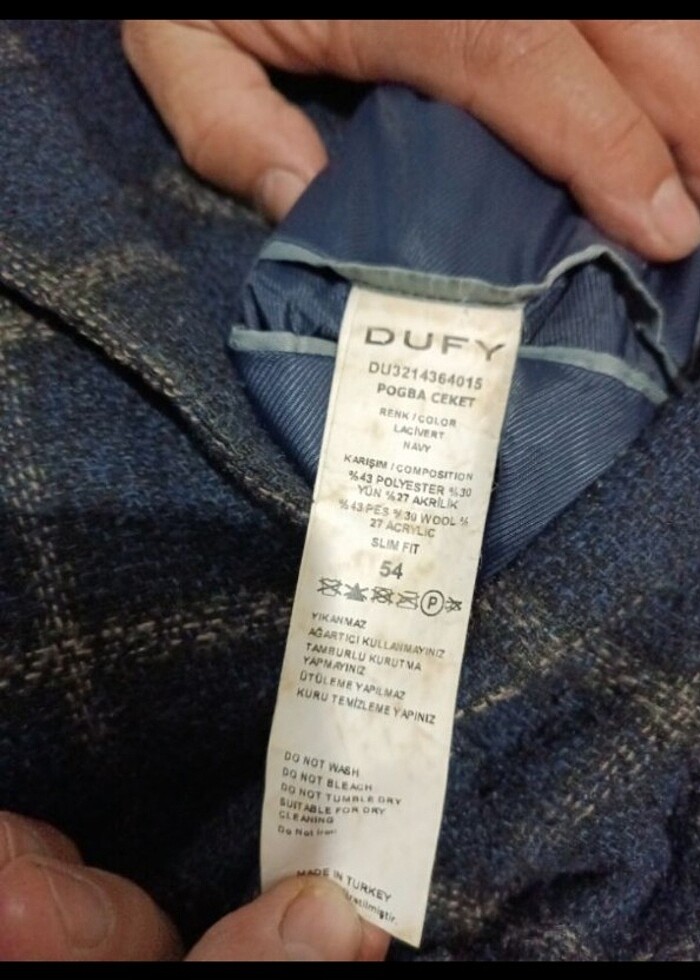 BLAZER CEKET DUFY MARKA - Görsel 2