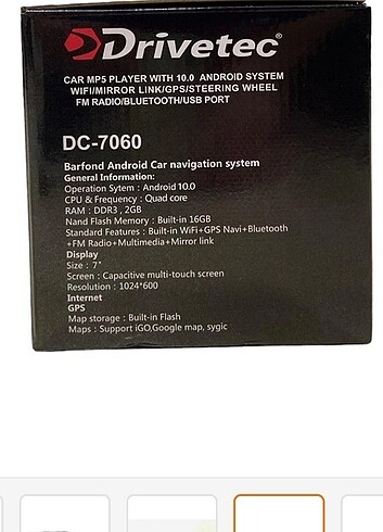 DRİVETEC   android multimedya dauble teyp - Görsel 3