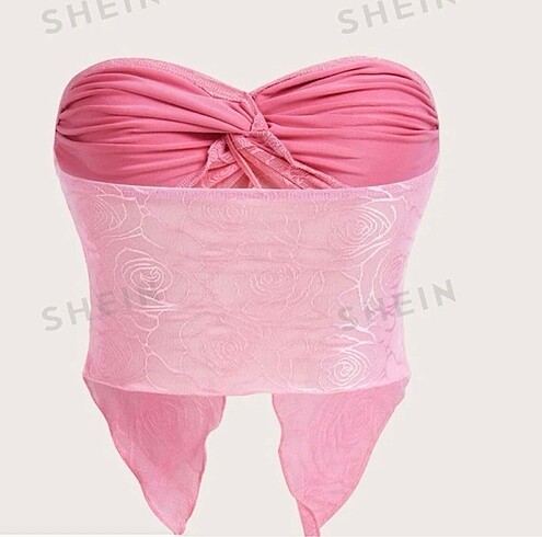s Beden Shein pembe büstiyer