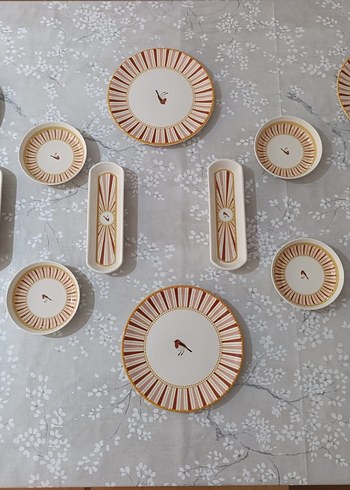 Lovely birds porselen kahvaltı takımı - Görsel 7