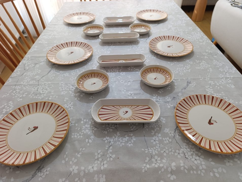 Lovely birds porselen kahvaltı takımı - Görsel 2