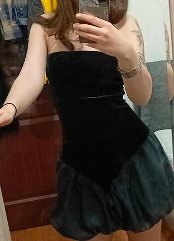 s Beden siyah Renk Bershka elbise