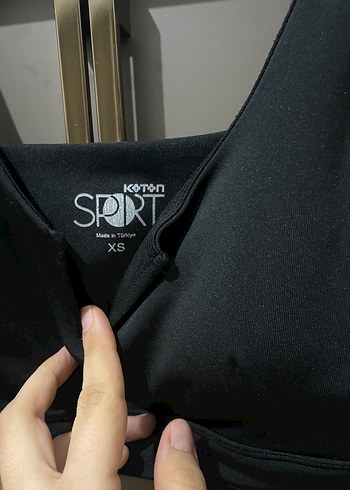 Siyah  Spor Sütyeni - Görsel 2